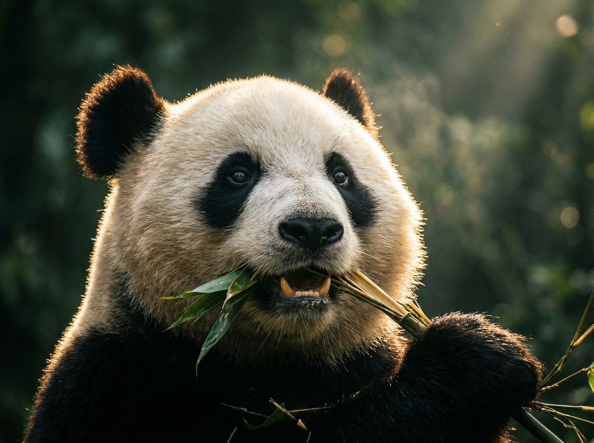 51吃瓜熊猫吃竹视频